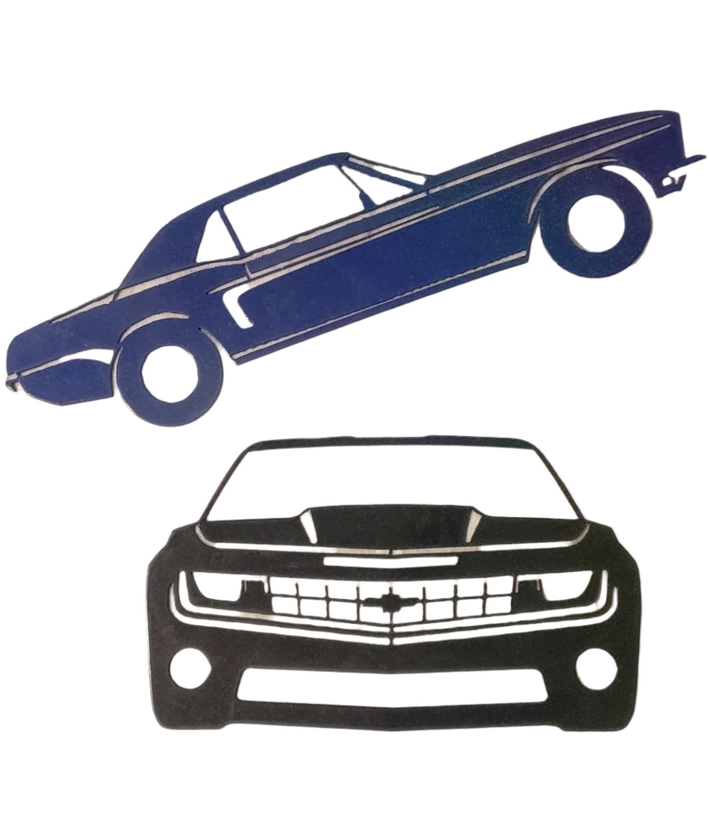 Mustang and Camaro wall art