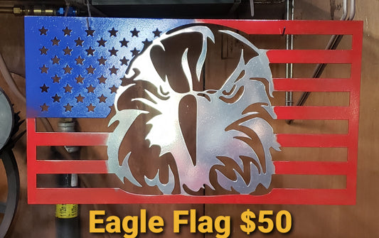 Eagle Face Flag