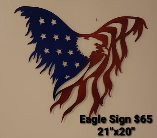 Eagle/Flag wall art