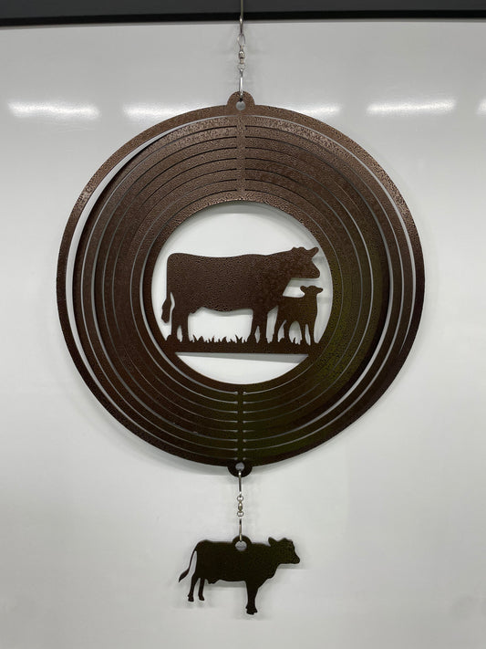 12 inch cow/calf wind spinner