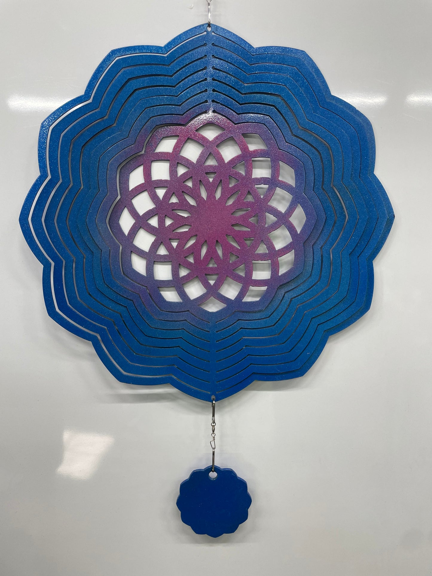 12 inch flower wind spinner