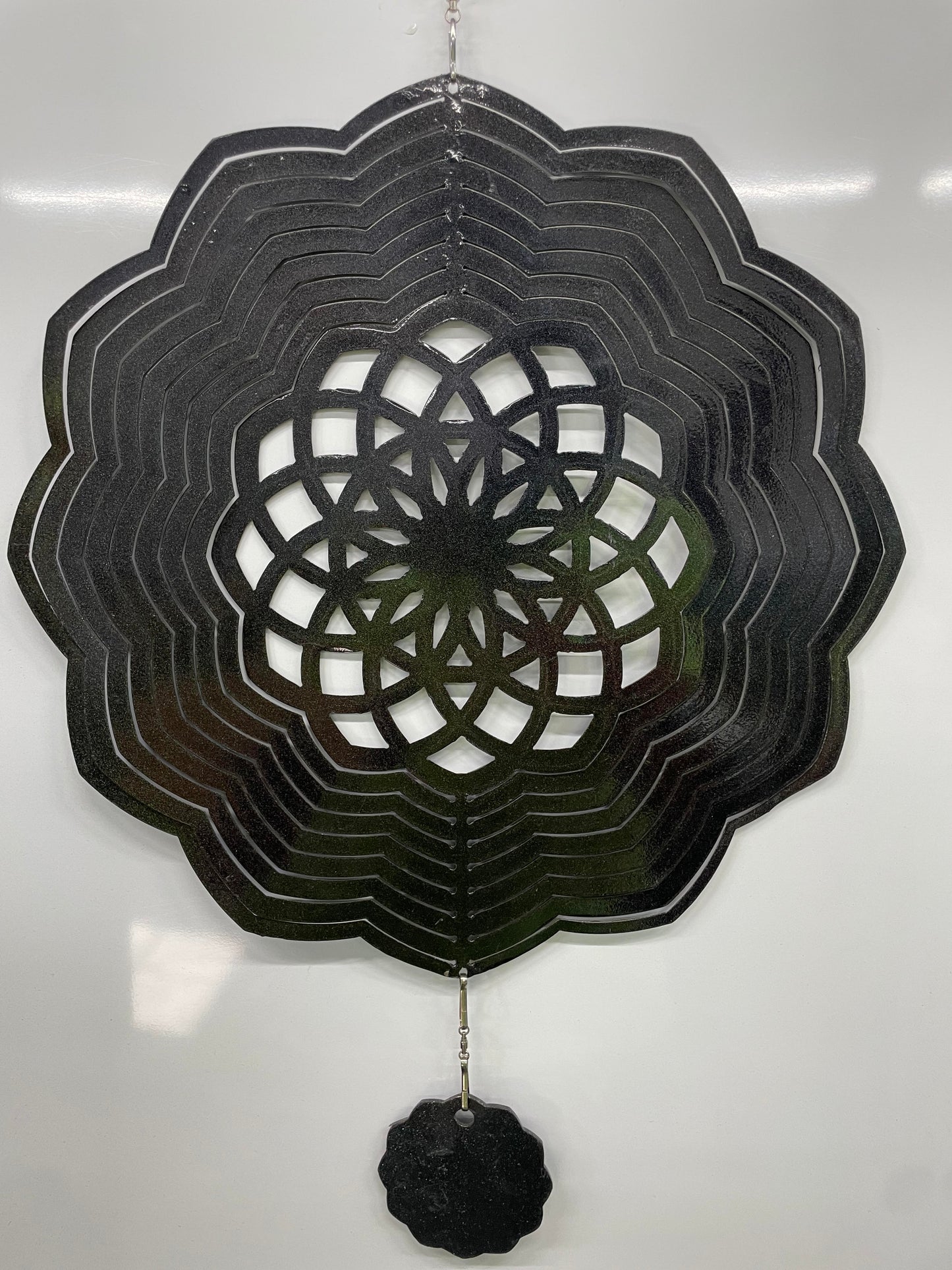 12 inch flower wind spinner